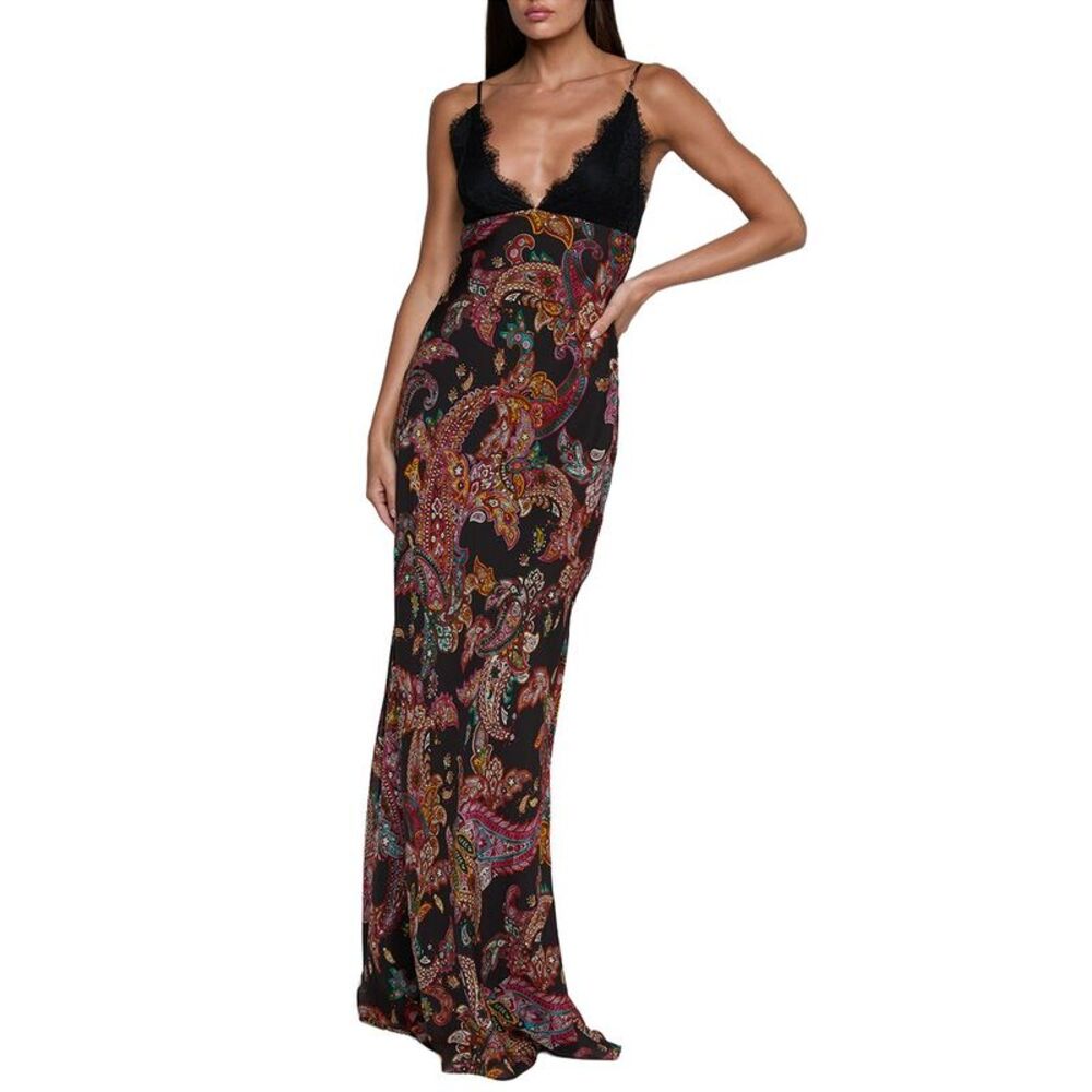 L’Agence Womens  Susanna Long Dress